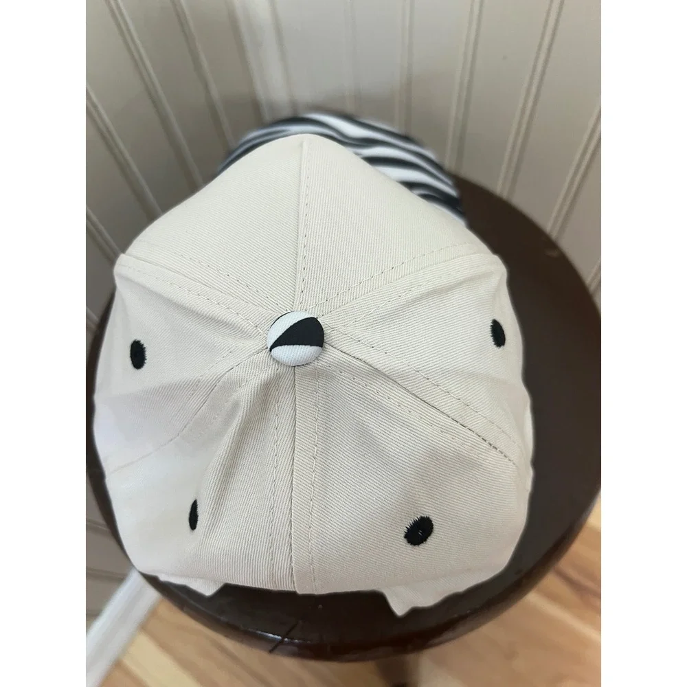Jesus Is The Way Snapback Hat Zebra Print Brim Cream Christian Trucker Cap NEW
